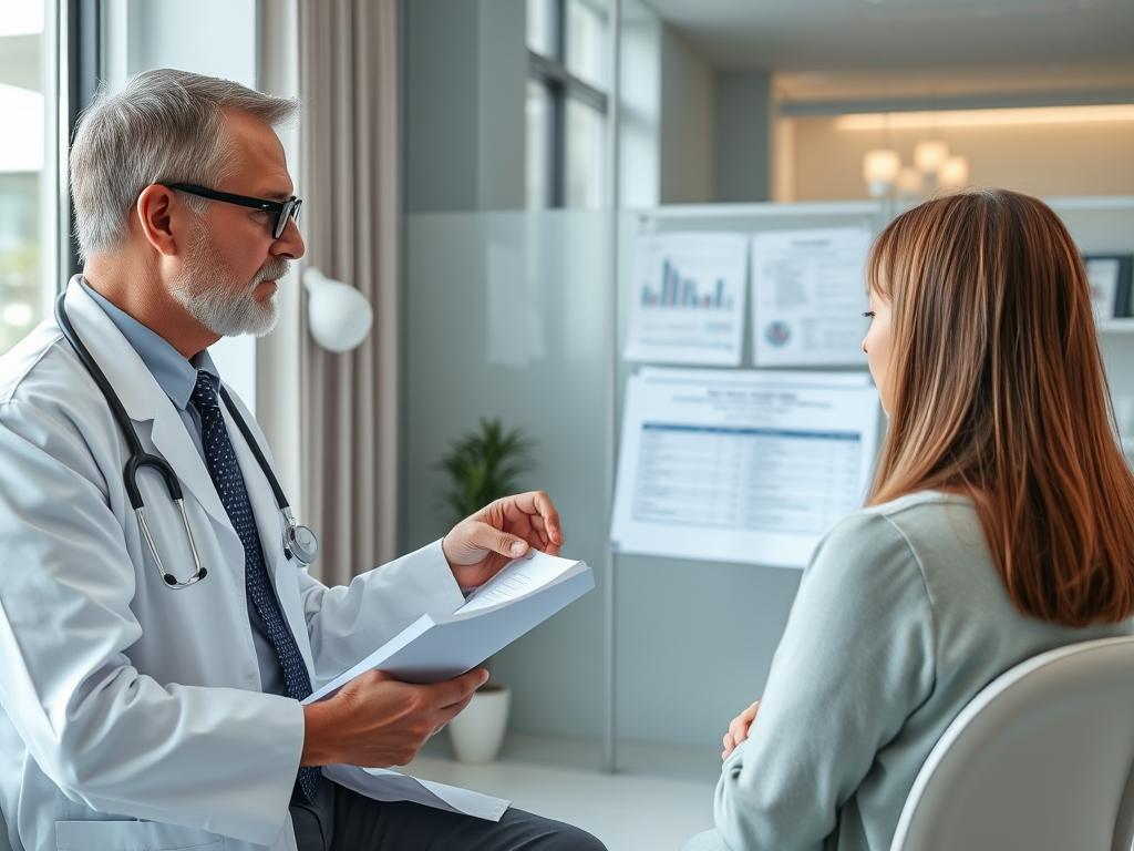 Doctor consulting with patient about kratom vs pharmaceutical pain medications options Doctor consulting with patient about kratom vs pharmaceutical pain medications options
