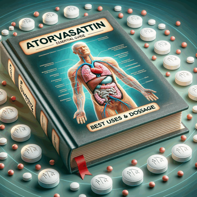 Generate an eye-catching, high-quality featured image prompt for a blog post about: atorvastatin: Es