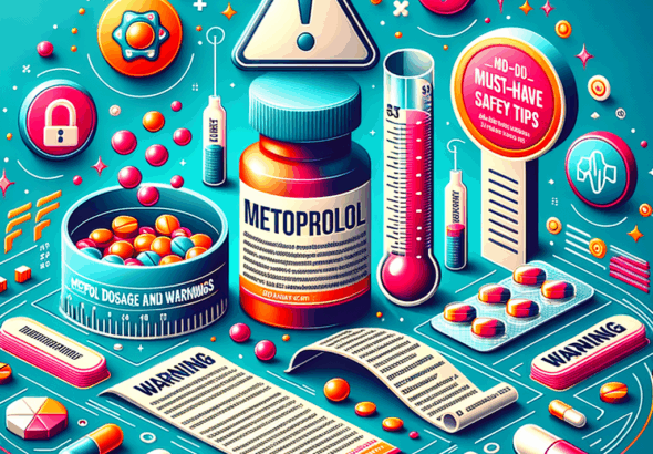 Generate an eye-catching, high-quality featured image prompt for a blog post about: Metoprolol Dosag