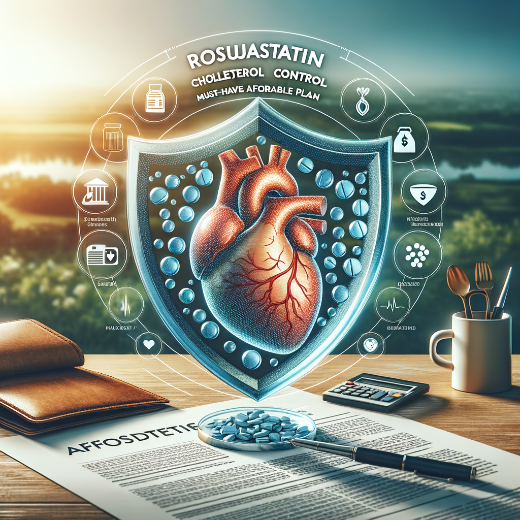 Generate an eye-catching, high-quality featured image prompt for a blog post about: Rosuvastatin Cho