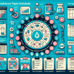 Generate an eye-catching, high-quality featured image prompt for a blog post about: Prednisone Taper