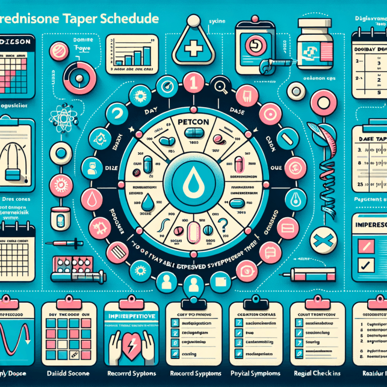 Generate an eye-catching, high-quality featured image prompt for a blog post about: Prednisone Taper