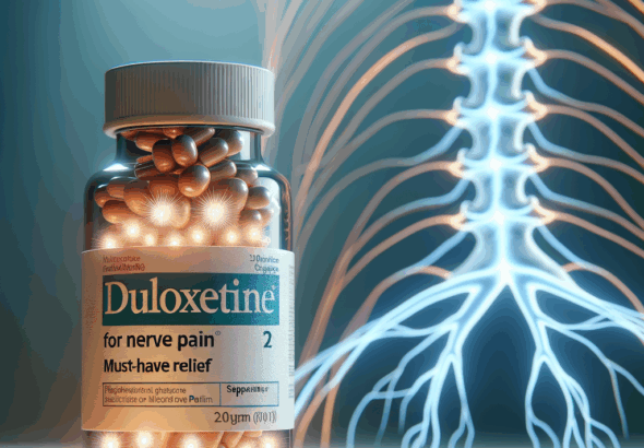 Generate an eye-catching, high-quality featured image prompt for a blog post about: Duloxetine for N