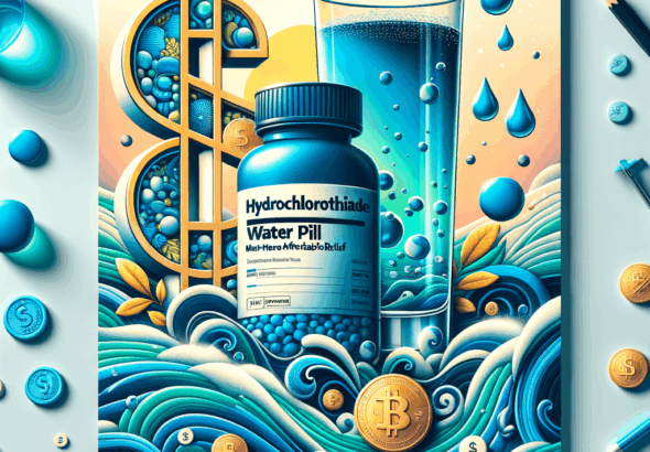 Generate an eye-catching, high-quality featured image prompt for a blog post about: Hydrochlorothiaz