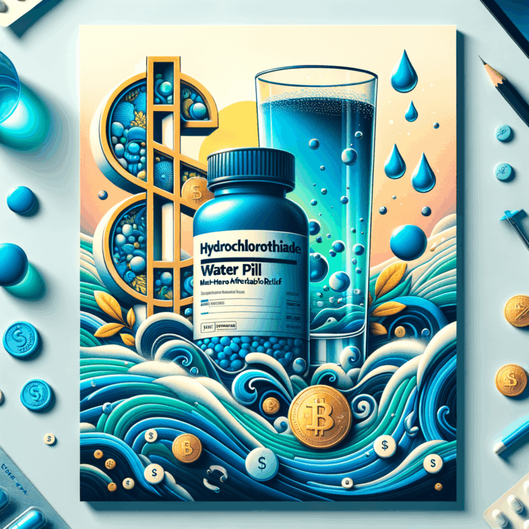 Generate an eye-catching, high-quality featured image prompt for a blog post about: Hydrochlorothiaz