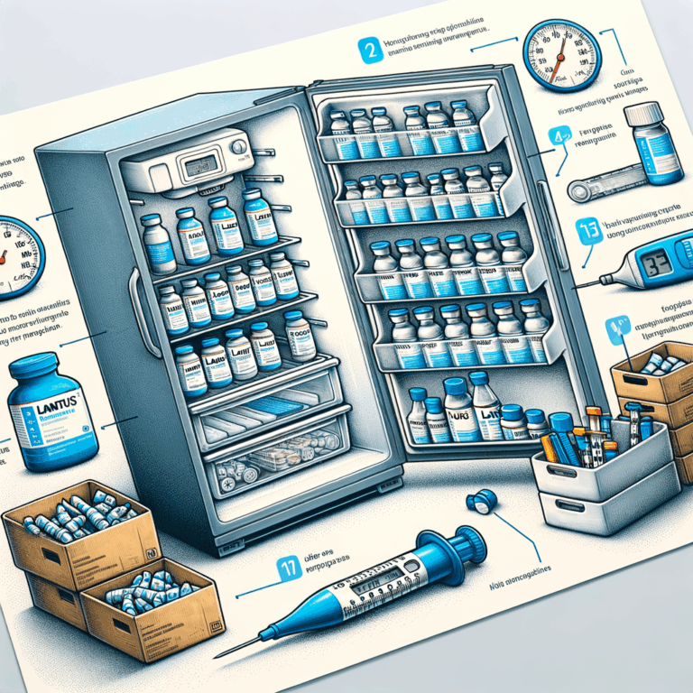 Generate an eye-catching, high-quality featured image prompt for a blog post about: Lantus Insulin S