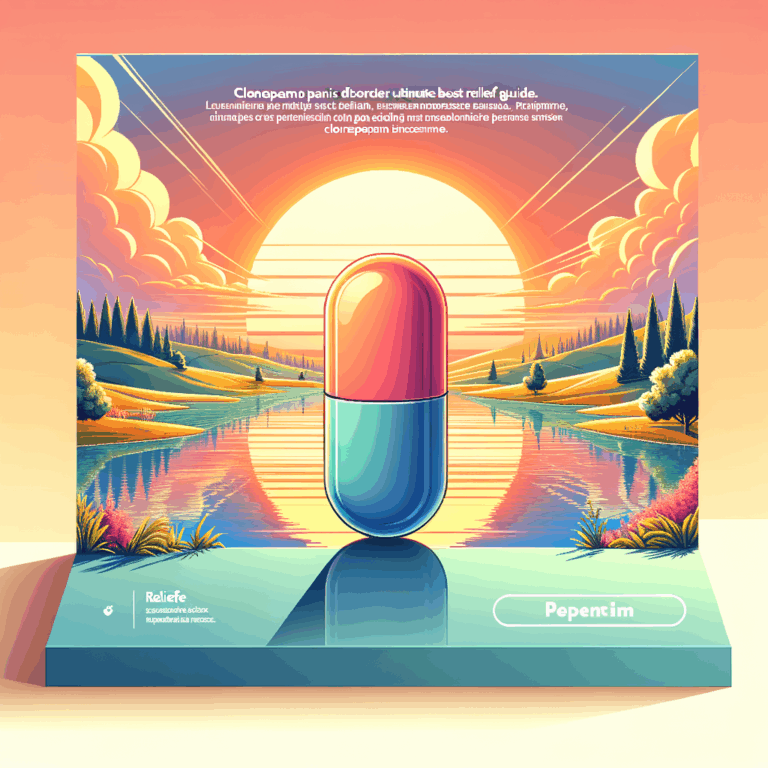 Generate an eye-catching, high-quality featured image prompt for a blog post about: Clonazepam for P
