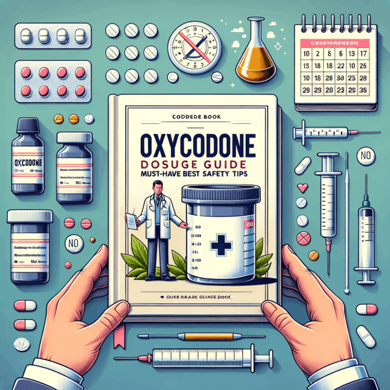 Generate an eye-catching, high-quality featured image prompt for a blog post about: Oxycodone Dosage