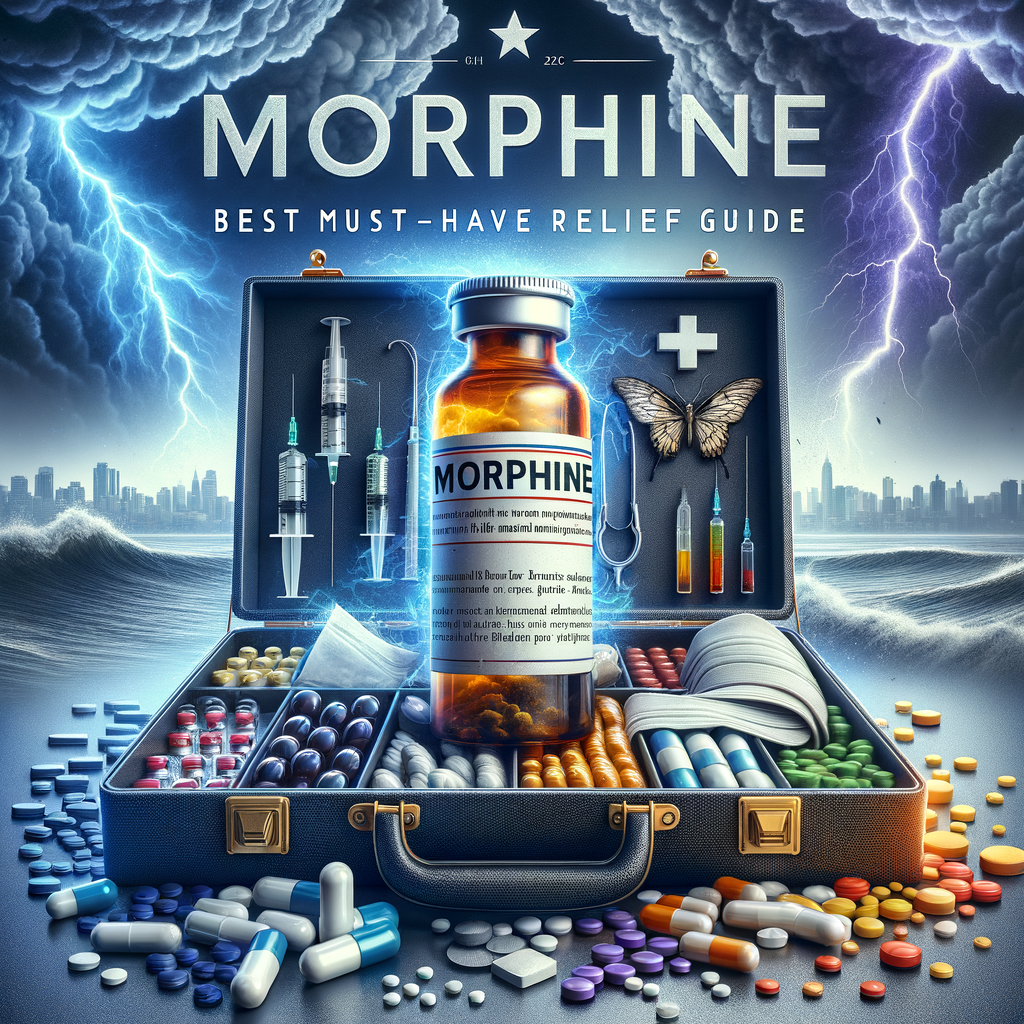 Generate an eye-catching, high-quality featured image prompt for a blog post about: Morphine for Sev