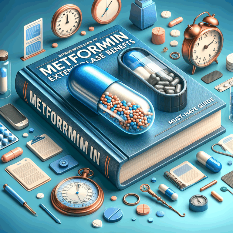 Generate an eye-catching, high-quality featured image prompt for a blog post about: Metformin Extend