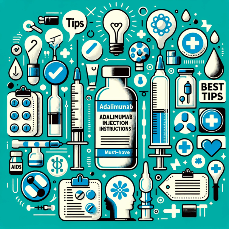 Generate an eye-catching, high-quality featured image prompt for a blog post about: Adalimumab Injec