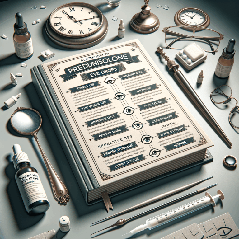 Generate an eye-catching, high-quality featured image prompt for a blog post about: Prednisolone Eye