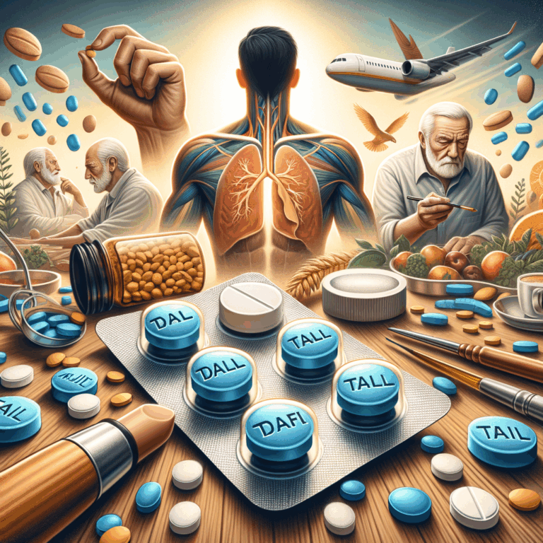 Generate an eye-catching, high-quality featured image prompt for a blog post about: Tadalafil for Er