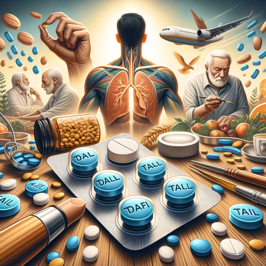 Generate an eye-catching, high-quality featured image prompt for a blog post about: Tadalafil for Er