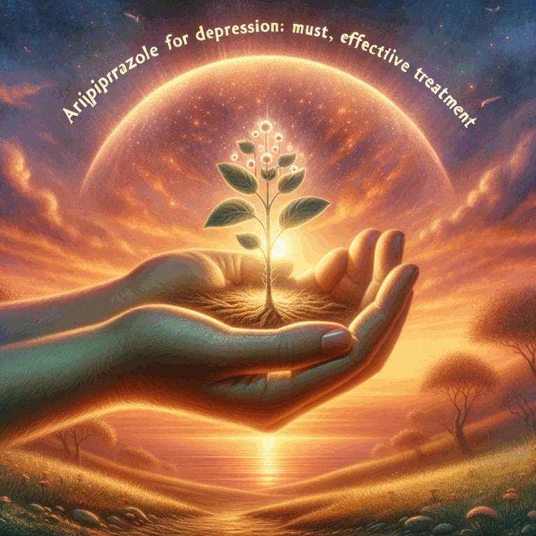 Generate an eye-catching, high-quality featured image prompt for a blog post about: Aripiprazole for