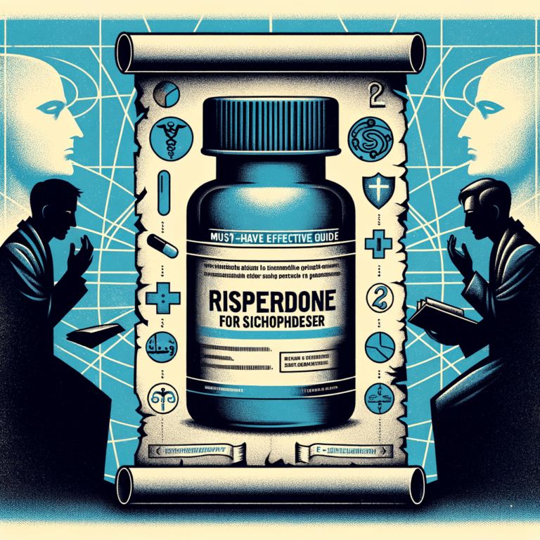 Generate an eye-catching, high-quality featured image prompt for a blog post about: Risperidone for