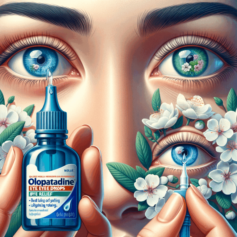 Generate an eye-catching, high-quality featured image prompt for a blog post about: Olopatadine Eye