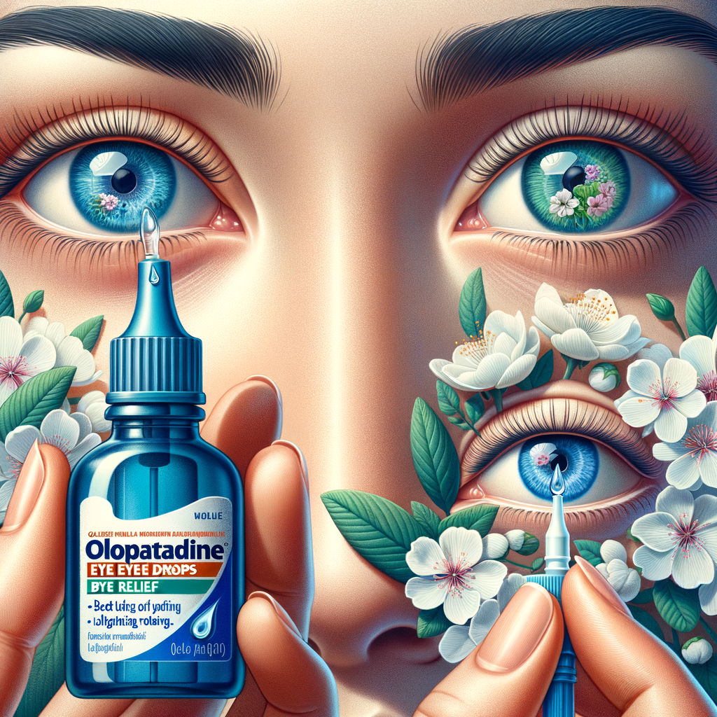 Generate an eye-catching, high-quality featured image prompt for a blog post about: Olopatadine Eye